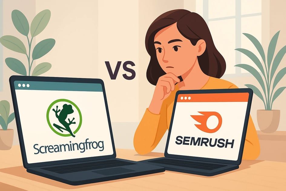 Screaming frog vs semrush: which is right for you in 2025?