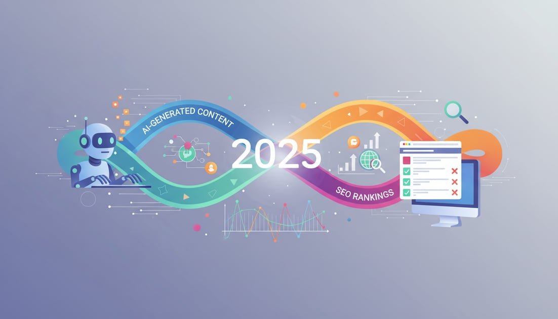 How AI-generated content affects SEO rankings in 2025